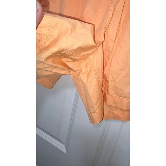 Old Navy Womens Orange Elastic Waist Cotton Shorts S - Picture 5 of 7